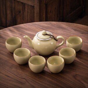Classic Shape Ceramic Teapot – New